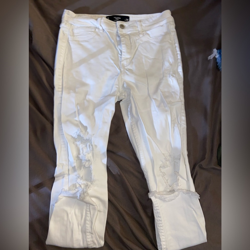 White Ripped Jeans